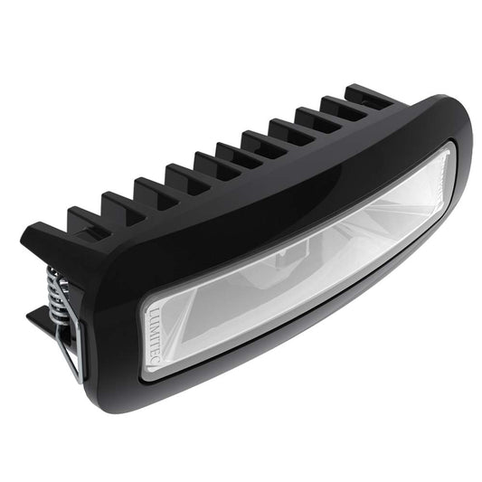 Lumitec Capri3 Flood Light White LEDfts Non-Dimmable Flush Mount Black 12/24v