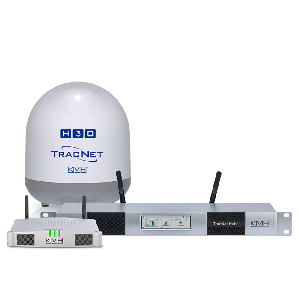 KVH TracNet H30 System with TracNet Hub