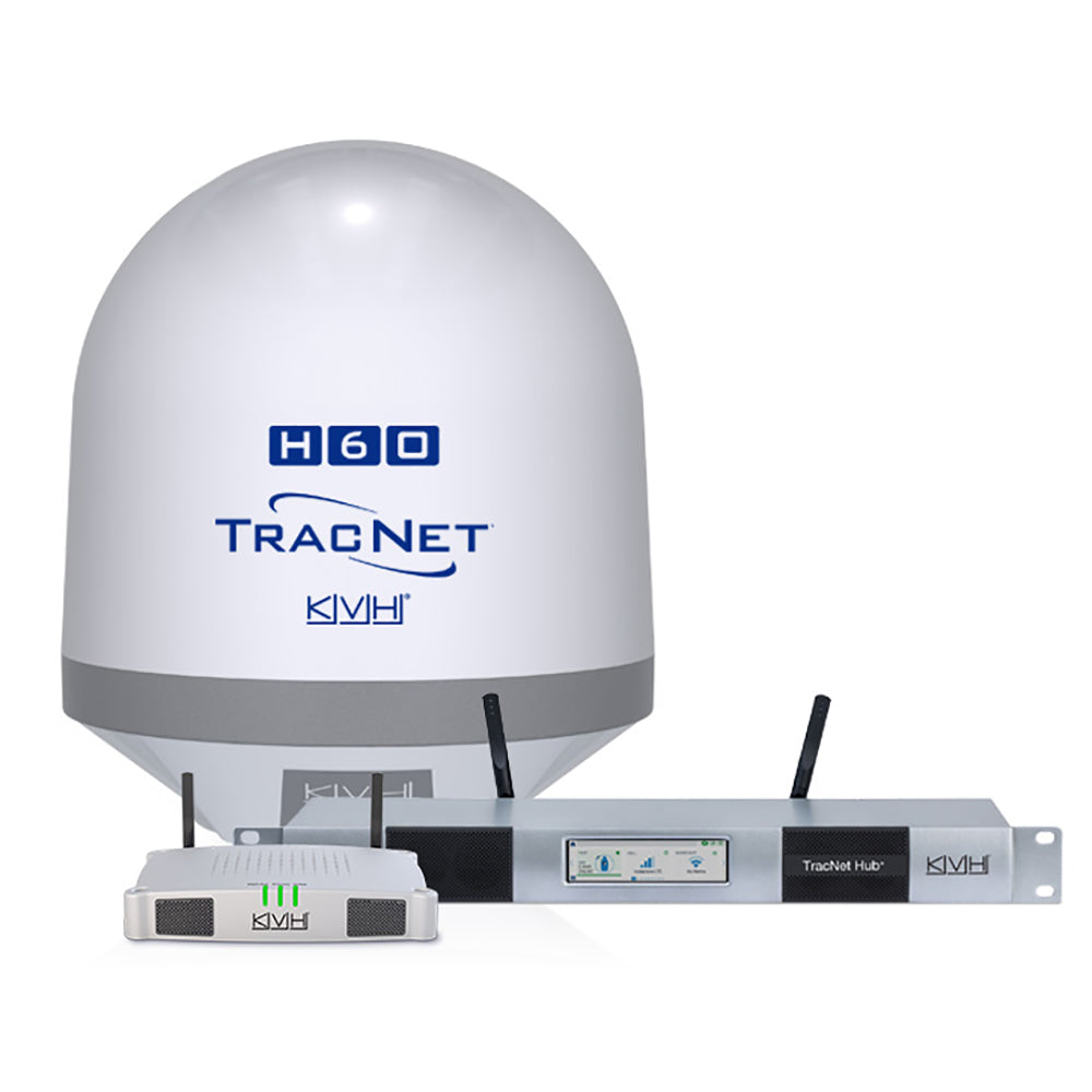 KVH TracNet H60 System with TracNet Hub