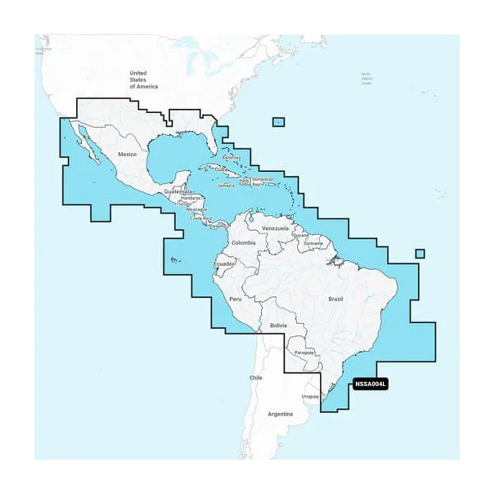 Garmin NSSA004L Navionics+ Mexico to Brazil microSD