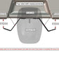 Dual Plate Kit - Motor - 8" Aft-6" Rise