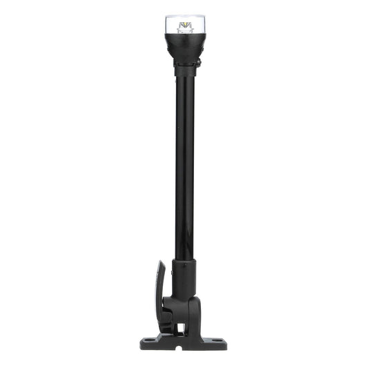 Attwood LightArmor All-Round 12in Black Plastic Pole Black Composite Base