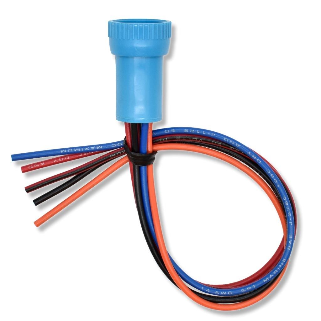 Bluewater 22mm Deutsch Switch Harness, 2 Output, 48" Leads