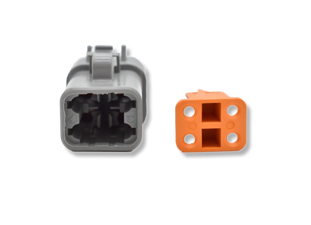 Bluewater 4 Position DTP Male Connector W/Wedge Lock