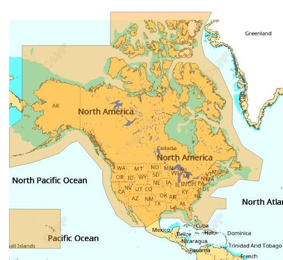 C-MAP Reveal X Inland Canada Lakes West microSD