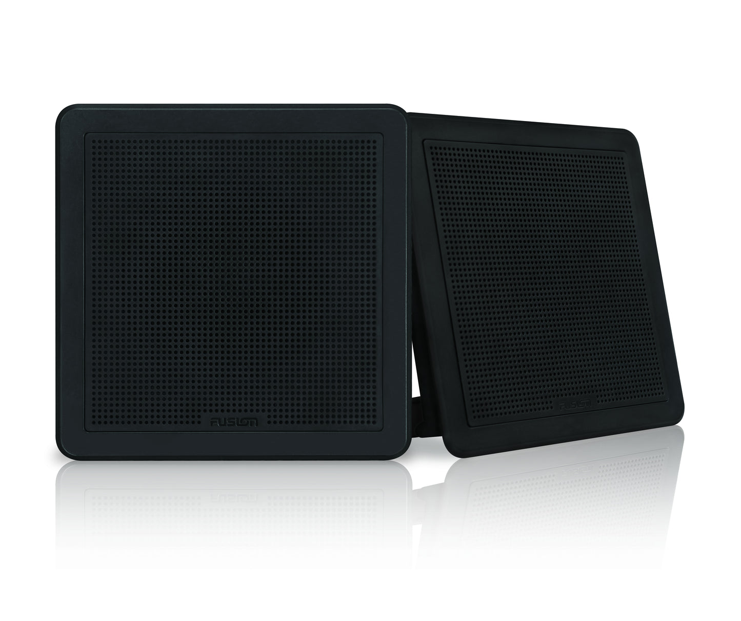 Fusion FM-F65SB 6in Black Square Flush Mount Speakers