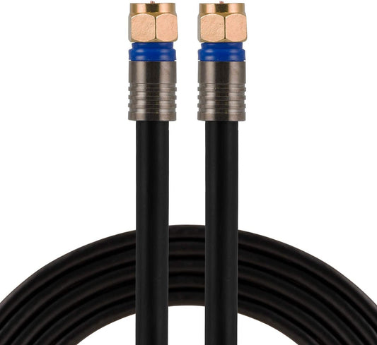 RG6 Coaxial Cable 15ft With F-type Connectors