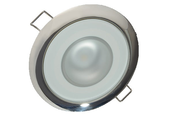 Lumitec Illusion Down Light White LED Non-Dimming Mirror Reflector 10-30v