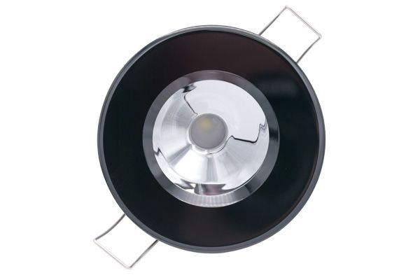 Lumitec Illusion Down Light Cool White Spectrum LED Black Mirror Reflector 10-30v