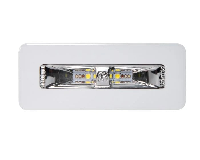 Lumitec Illusion Spreader Light White Dimming LED Flush Mount White Housing 12/24v