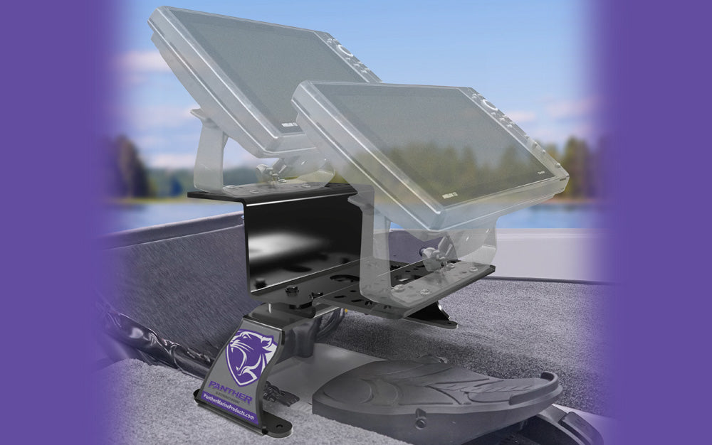 Panther Dual Electronics Deck Mount Bracket and Base