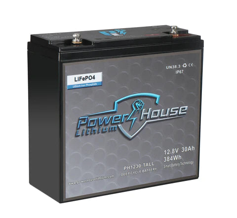 PowerHouse 12V 30AH (TALL) WITH CHARGER