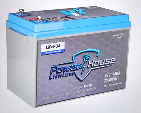 PowerHouse 16V 140AH DEEP CYCLE BATTERY (5 TO 8 DEVICES)
