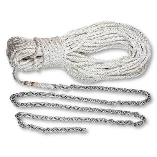 Powerwinch P10293 Anchor Rode 150ft 1/2in Rope 10ft 1/4in Chain