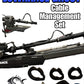 LOWRANCE GHOST TRANSDUCER CABLE CLIP AND KEEPER SET FROM K AND K KUSTOMZ