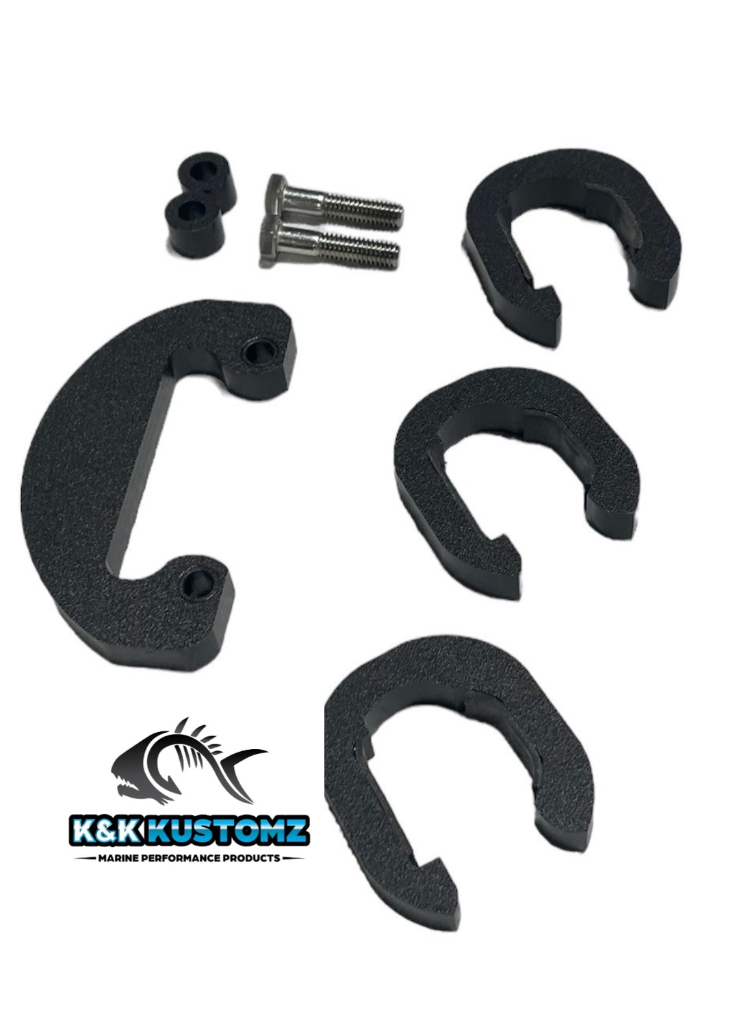 ULTREX QUEST TRANSDUCER CABLE CLIP AND KEEPER SET FROM K AND K KUSTOMZ