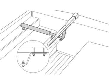 Raymarine 2in Tiller Bracket
