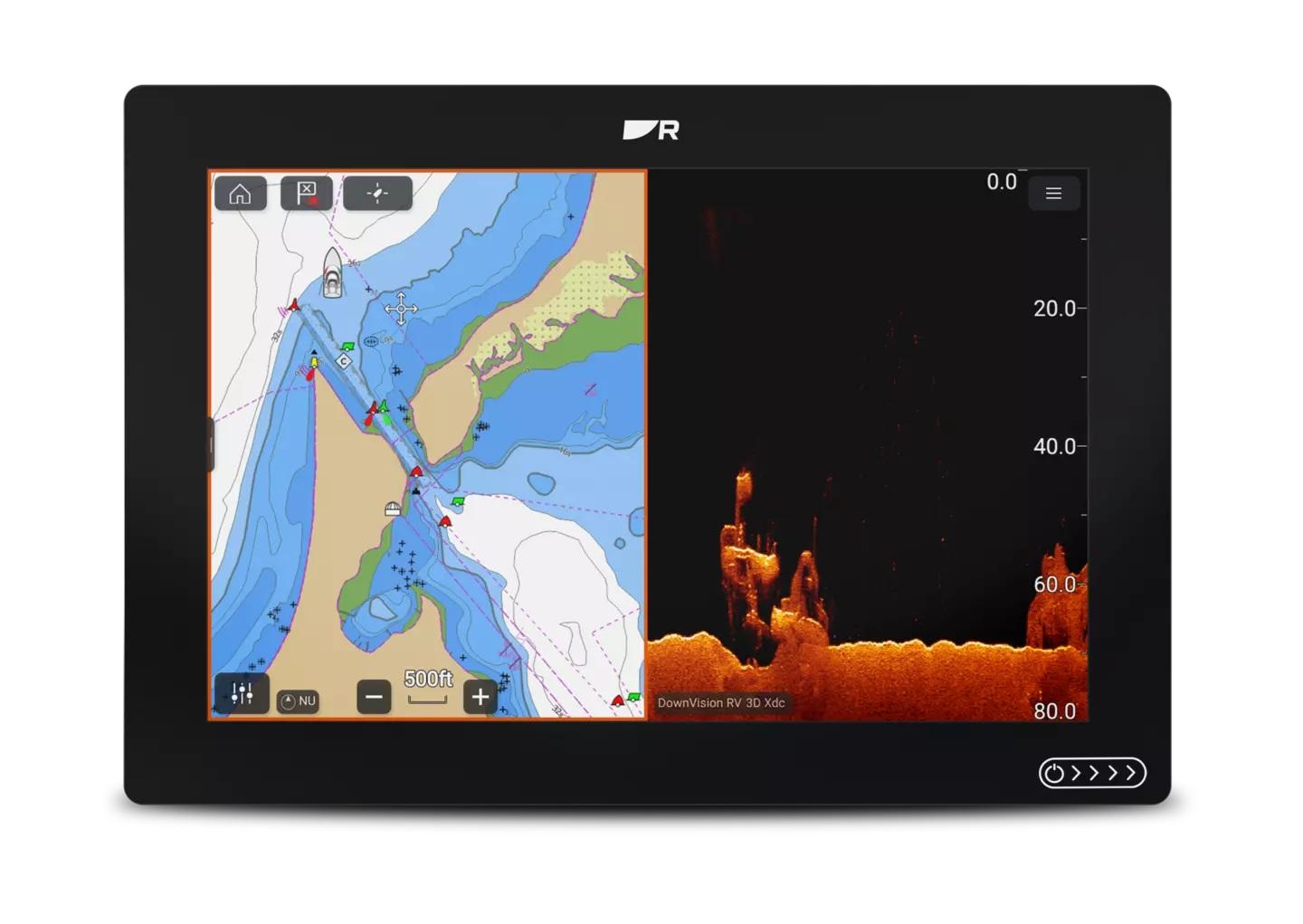 Raymarine Axiom 2 12 RV 12in Chartplotter-Sonar with LHC North America and RV-100 Transducer
