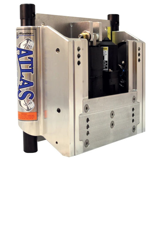 TH Marine Atlas 8in Jack Plate Heavy Duty Hydraulic Polished