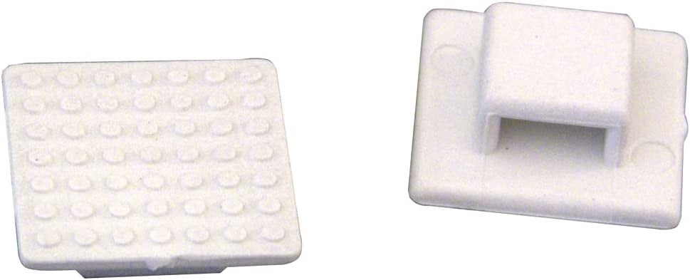 Weld Mount AT-3 Wire Tie Mount, Small White 100 Pack AT-3-100