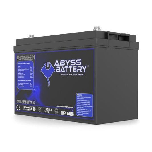 ABYSS Group 24 - Deep Cycle + Trolling w/Bluetooth | AB-24V60-BT  *DROP-SHIP ITEM. 3 UNIT MINIMUM FOR FREE FREIGHT.