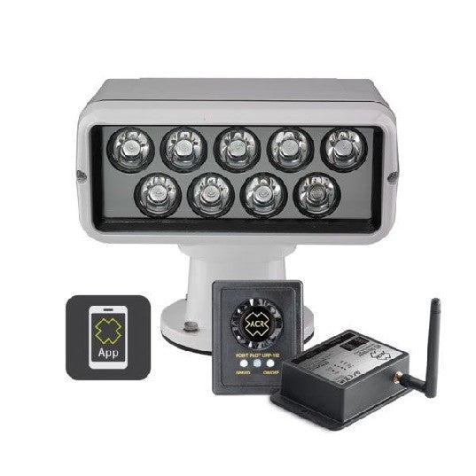 ACR RCL-100LED Remote Control Searchlight, 220,000 cd 12V/24V, Incl's Point Pad & URC-103 Master Controller | 1951