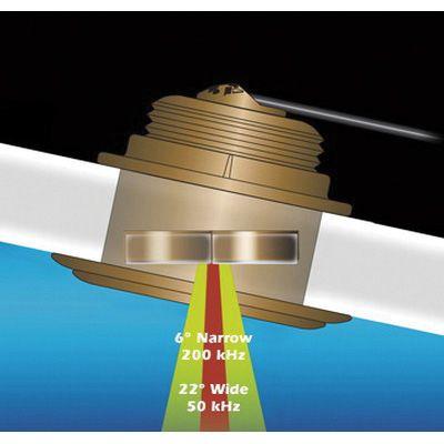 AIRMAR B164 50/200kHz, 1kW, 20-Degree Tilted Element?, Bronze Mix & Match Transducer, DT | B164-20-MM *Cable sold separately