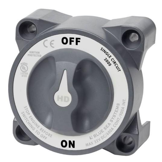 BLUE SEA Switch Battery HD ON/OFF | 3000-BSS