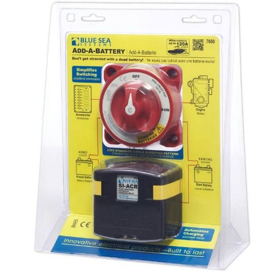BLUE SEA Solenoid Add A Battery | 7650-BSS