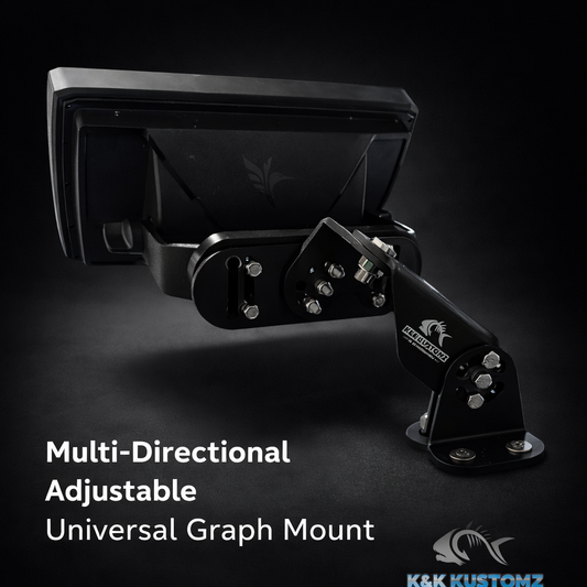 K AND K KUSTOMZ MULTI-DIRECTIONAL ADJUSTABLE UNIVERSAL GRAPH MOUNT