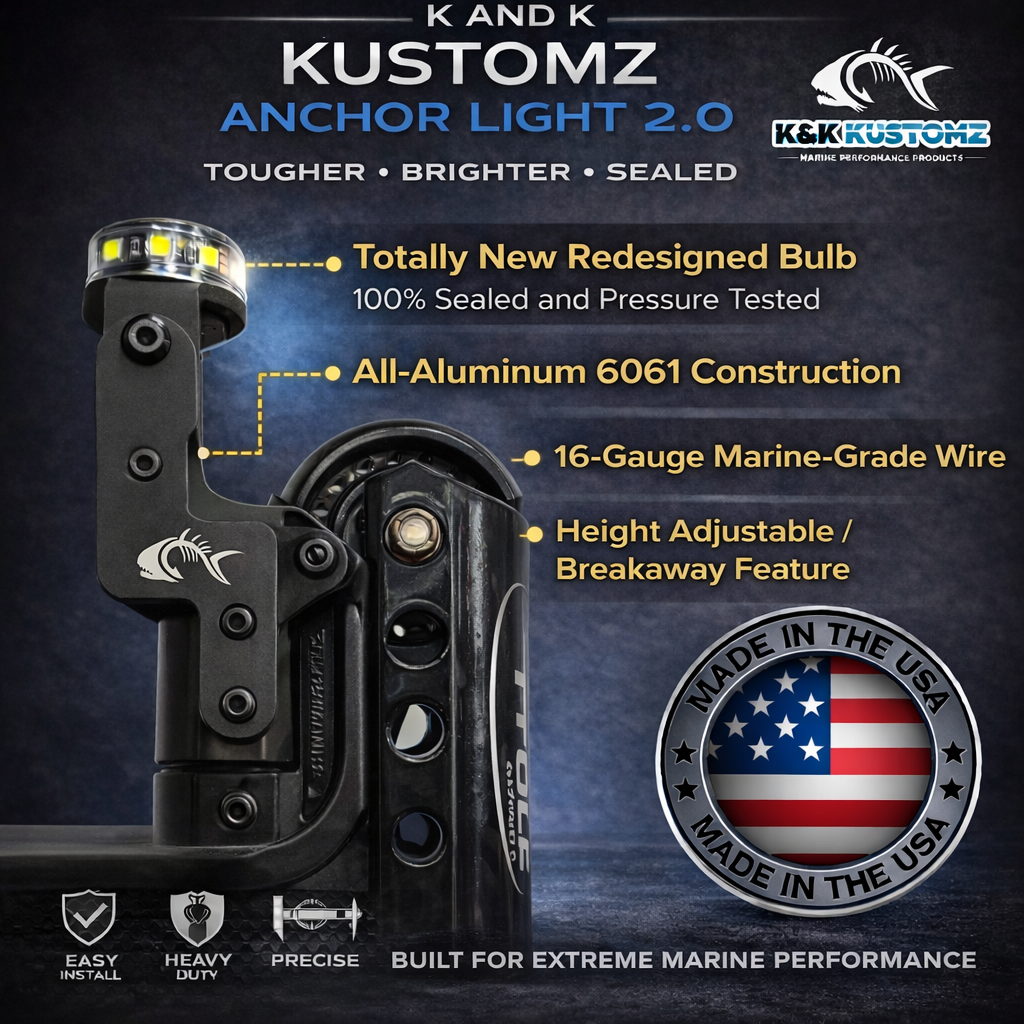 K and K Kustomz Shallow Water Anchor Light 2.0