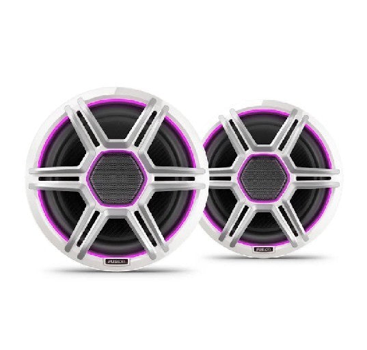 FUSION Apollo 8.8 LED Marine Speakers with Sports White Grilles | 010-02918-21