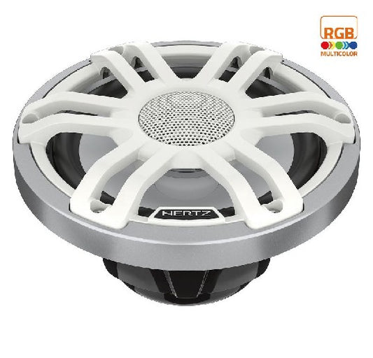 HERTZ AUDIO HMX 6.5 S-LD-SW - 6.5" 4 Ohm SPORTS COAX RGB LED SL - WHITE | 78040316