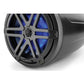 JL Audio M3 7.7in Enclosed Tower Speakers Gray Sport Grille with RGB LED