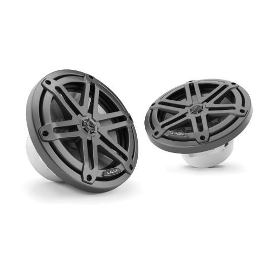 JL Audio M3 7.7in Coaxial Speakers Gray Sport Grille