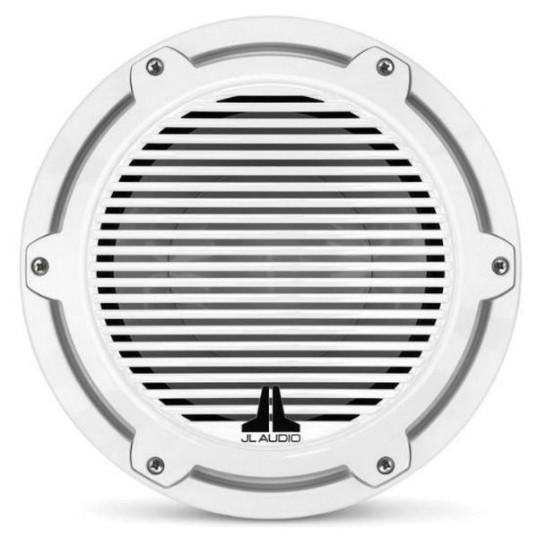 JL Audio M6 10in Subwoofer with White Classic Grille Infinite Baffle