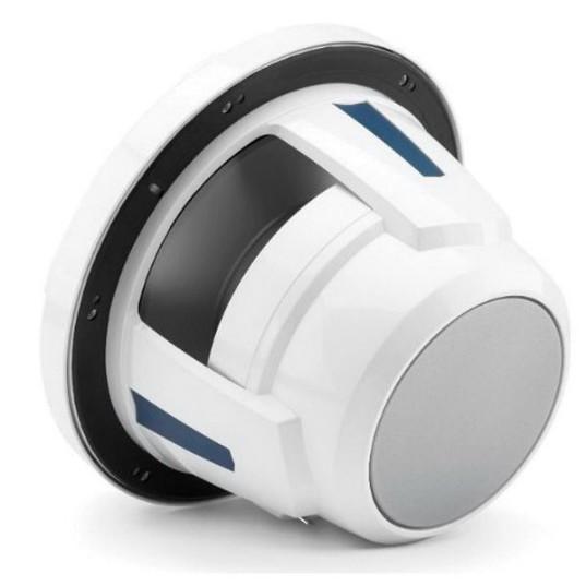 JL Audio M6 10in Subwoofer with White Sport Grille Infinite Baffle, RGB LED