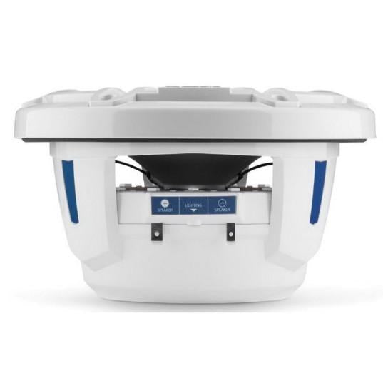 JL Audio M6 7.7in Coaxial Speakers White Sport Grille with RGB LED