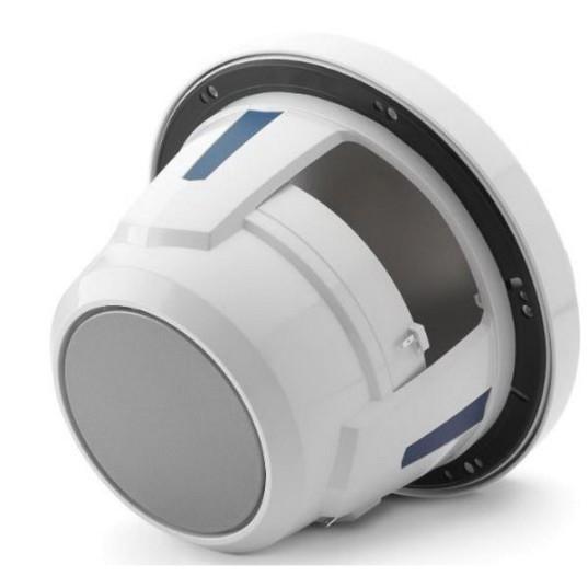 JL Audio M6 8.8in Coaxial Speakers White Sport Grille with RGB LED