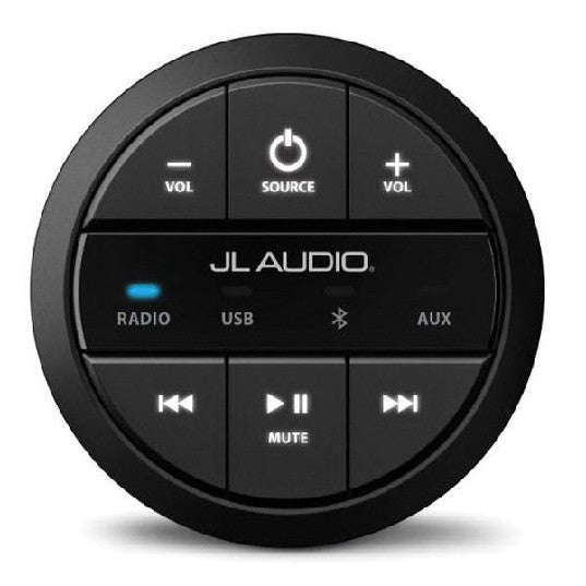 JL Audio MMR-20-BE Round Wired Remote for MediaMaster