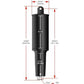 LENCO MARINE 2 1/4" STROKE XD ACTUATOR. - 24 VOLT - 5/16" | 15062-001