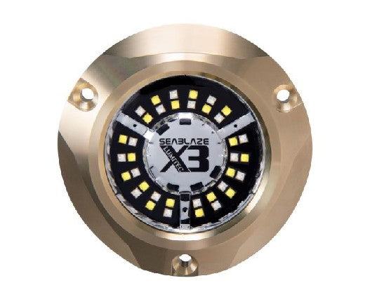 LUMITEC X3 Underwater Light, Bronze, White/Blue | 101945