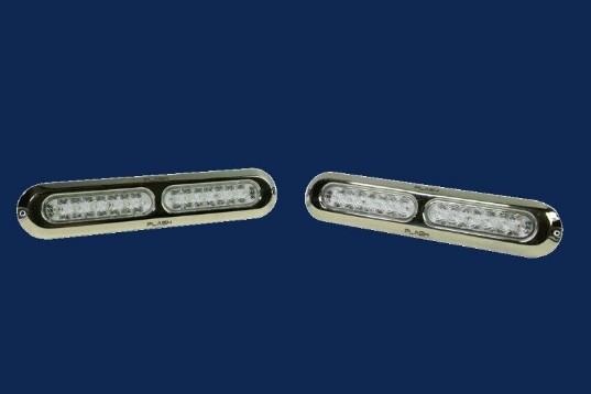 PLASHLIGHTS Poquito 60W Underwater Transom Light - RGB - Pair - W/ Controller | PL-UWL-60W-RGB-K