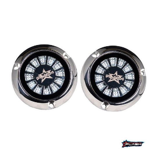 PLASHLIGHTS Epik Underwater Transom Light - Blue + Green - Pair | PL-UWL-EPIK-B/G-K