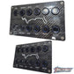 PLASHLIGHTS Marine Push Button Switch - Blue LED - 20a - Black Anodized- On/Off - Latching | PL22BLK-L-BL