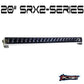 PLASHLIGHTS 20" SRX2-Series Single Row LED Light Bar - White Housing | SRX2-20-WHT