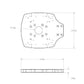 Seaview ADAR1DMLTB Top Plate For Starlink High Performance used with M1 or M2 Mounts