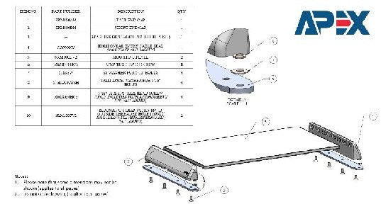 Seaview APXG3DMV2 Direct Mount For Starlink G3 Antenna