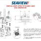 Seaview CG30PG2 RetroFit Cable Seal 2-15mm Wire size Grey Plastic Cover