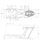 Seaview PMADM1M2 Dual Mount Aft Rake Requires Plate